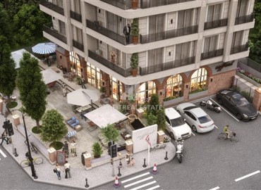 Трехкомнатные квартиры с отдельной кухней, 100м², в доме с парковкой на начальном этапе строительства в центре Алании ID-18486 фото-5