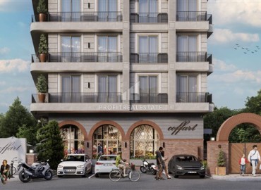 Трехкомнатные квартиры с отдельной кухней, 100м², в доме с парковкой на начальном этапе строительства в центре Алании ID-18486 фото-6