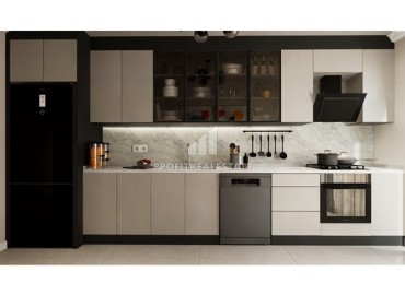 Трехкомнатные квартиры с отдельной кухней, 100м², в доме с парковкой на начальном этапе строительства в центре Алании ID-18486 фото-11