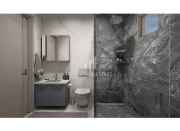 Трехкомнатные квартиры с отдельной кухней, 100м², в доме с парковкой на начальном этапе строительства в центре Алании ID-18486 фото-12