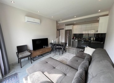 Уютная квартира с одной спальней, 46м², в комфортабельной резиденции с инфраструктурой в Оба, Алания ID-18487 фото-3