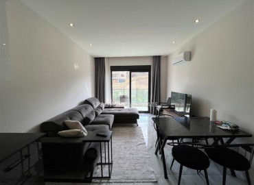 Уютная квартира с одной спальней, 46м², в комфортабельной резиденции с инфраструктурой в Оба, Алания ID-18487 фото-4