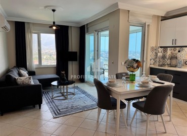 Меблированная квартира 2+1, 110м², готовая к проживанию, в комплексе с бассейном в районе Джикждилли, Алания ID-18493 фото-1