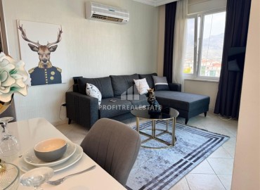 Меблированная квартира 2+1, 110м², готовая к проживанию, в комплексе с бассейном в районе Джикждилли, Алания ID-18493 фото-2