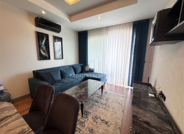 Стильная двухкомнатная квартира 56 м2, с мебелью, в 400 метрах от моря, в центре Аланьи ID-12042 фото-3