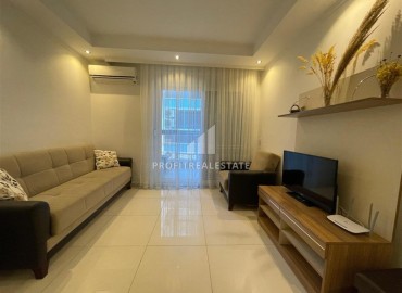 Уютная меблированная двухкомнатная квартира, 55м², в резиденции с бассейном в центре Алании, в 200м от пляжа Клеопатры ID-18500 фото-2