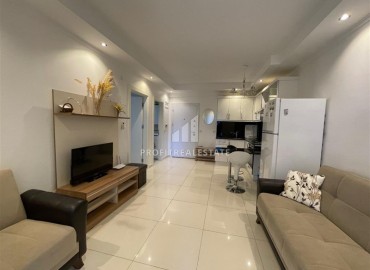 Уютная меблированная двухкомнатная квартира, 55м², в резиденции с бассейном в центре Алании, в 200м от пляжа Клеопатры ID-18500 фото-6