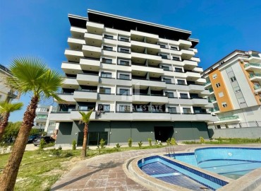 Уютная меблированная квартира с одной спальней, 45м², с видом на море в новом комплексе с инфраструктурой в Авсалларе ID-18503 фото-1