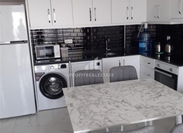 Уютная меблированная квартира с одной спальней, 45м², с видом на море в новом комплексе с инфраструктурой в Авсалларе ID-18503 фото-4