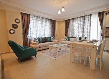 Прекрасная трехкомнатная квартира с мебелью и бытовой техникой в новом доме в районе Махмутлар ID-1450 фото-12