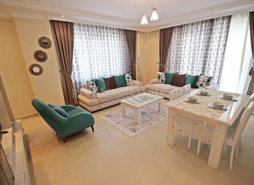 Прекрасная трехкомнатная квартира с мебелью и бытовой техникой в новом доме в районе Махмутлар ID-1450 фото-13