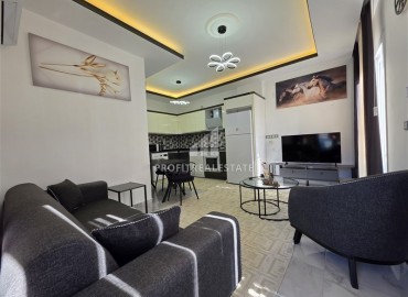 Готовая к проживанию, квартира 1+1, 60м², в современном комплексе с бассейном в Махмутларе, Алания ID-18506 фото-3