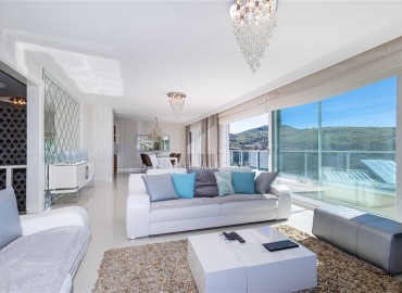 Фешенебельная вилла 4+1, 350м², с личным бассейном в грандиозном жилом комплексе района Алании - Каргыджак ID-13985 фото-3