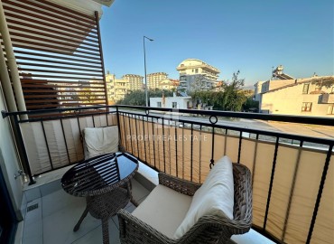 Стильная двухкомнатная квартира, 45м², в комплексе с инфраструктурой в Авсалларе, Алания, по отличной цене ID-18508 фото-14