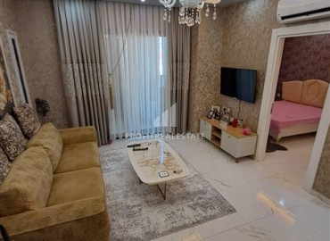 Двухкомнатная квартира, 45м², с дизайнерским интерьером в новом комфортабельном комплексе в Махмутларе, Алания ID-18509 фото-3