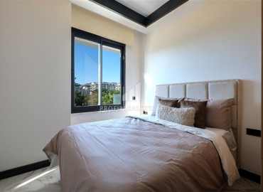 Готовая к проживанию, видовая квартира 1+1, 45м², в комфортабельном комплексе в 50м от моря, Кестель, Алания ID-18513 фото-8