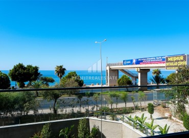 Готовая к проживанию, видовая квартира 1+1, 45м², в комфортабельном комплексе в 50м от моря, Кестель, Алания ID-18513 фото-11