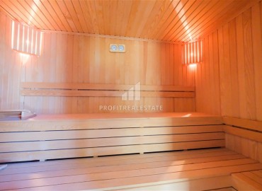 Готовая к проживанию, видовая квартира 1+1, 45м², в комфортабельном комплексе в 50м от моря, Кестель, Алания ID-18513 фото-14