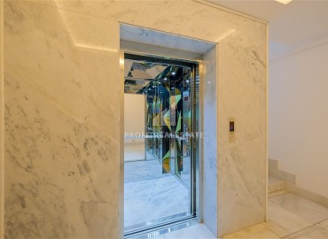 Готовая к проживанию, видовая квартира 1+1, 45м², в комфортабельном комплексе в 50м от моря, Кестель, Алания ID-18513 фото-16