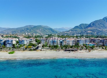 Готовая к проживанию, видовая квартира 1+1, 45м², в комфортабельном комплексе в 50м от моря, Кестель, Алания ID-18513 фото-20