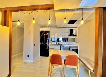 Элегантная видовая двухкомнатная квартира, 64м², в элитном комплексе района Каргыджак, Алания ID-18515 фото-4