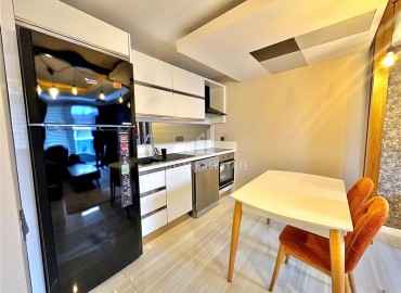 Элегантная видовая двухкомнатная квартира, 64м², в элитном комплексе района Каргыджак, Алания ID-18515 фото-5