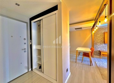 Элегантная видовая двухкомнатная квартира, 64м², в элитном комплексе района Каргыджак, Алания ID-18515 фото-7