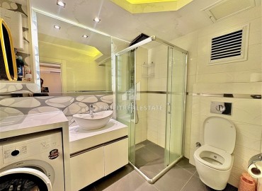 Элегантная видовая двухкомнатная квартира, 64м², в элитном комплексе района Каргыджак, Алания ID-18515 фото-8