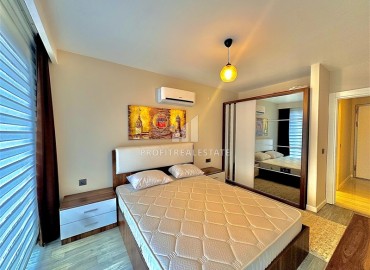 Элегантная видовая двухкомнатная квартира, 64м², в элитном комплексе района Каргыджак, Алания ID-18515 фото-9