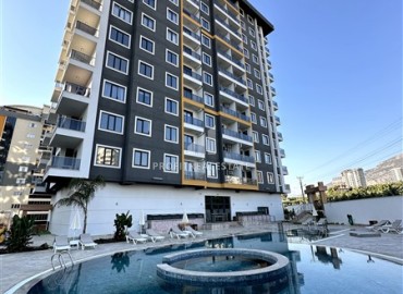 Элитная видовая квартира 1+1, 60м², в новом комплексе с отельной инфраструктурой, в 650м от моря в Махмутларе, Алания ID-18517 фото-1