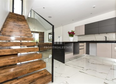 Фешенебельная меблированная вилла 3+1, 180м², с потрясающим видом в элитном комплексе вилл в Каргыджаке, Алания ID-18518 фото-4