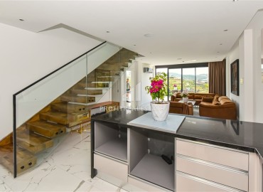 Фешенебельная меблированная вилла 3+1, 180м², с потрясающим видом в элитном комплексе вилл в Каргыджаке, Алания ID-18518 фото-5