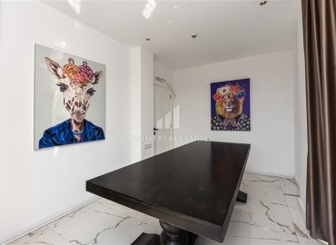 Фешенебельная меблированная вилла 3+1, 180м², с потрясающим видом в элитном комплексе вилл в Каргыджаке, Алания ID-18518 фото-10