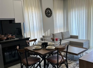 Уютная двухкомнатная квартира, 52м², в новой резиденции с зимним бассейном в районе Оба, Алания ID-18520 фото-3