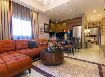 Дизайнерская квартира 2+1, 75м², в элитном комплексе с отельной инфраструктурой в Махмутларе, Алания ID-18523 фото-2