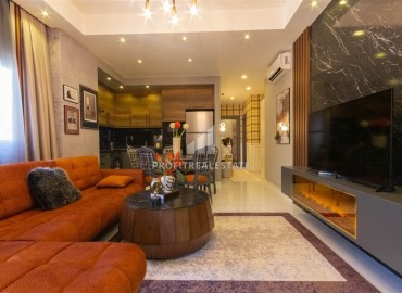 Дизайнерская квартира 2+1, 75м², в элитном комплексе с отельной инфраструктурой в Махмутларе, Алания ID-18523 фото-3