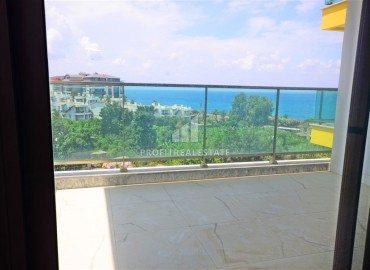 Видовая двухкомнатная квартира, 60м², в элитном комплексе Каргыджака, Алания, в 150м от собственного пляжа ID-18526 фото-10