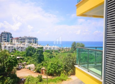 Видовая двухкомнатная квартира, 60м², в элитном комплексе Каргыджака, Алания, в 150м от собственного пляжа ID-18526 фото-12