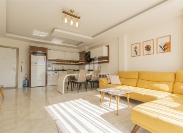 Элегантная квартира c оДной спальней, 80м² с видом на море в элитном комплексе в Махмутларе, Алания ID-18527 фото-2