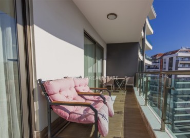 Элегантная квартира c оДной спальней, 80м² с видом на море в элитном комплексе в Махмутларе, Алания ID-18527 фото-12