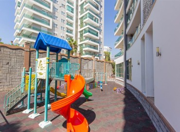 Элегантная квартира c оДной спальней, 80м² с видом на море в элитном комплексе в Махмутларе, Алания ID-18527 фото-20