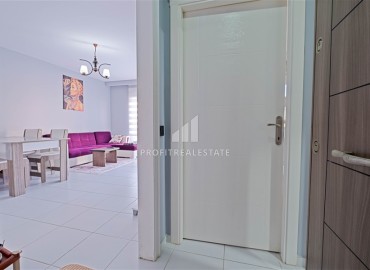 Готовая к проживанию, квартира 1+1, 65м², в комплексе с бассейном в районе субботнего рынка в Махмутларе, Алания ID-18528 фото-7