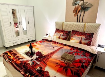 Апартаменты 1+1, 60м², с дизайнерским интерьером и видом на горы в комфортабельной новостройке в центре Махмутлара, Алания ID-18531 фото-9