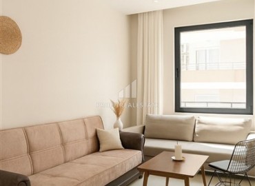 Меблированная трехкомнатная квартира, 75м², в комплексе премиум класса у пляжа Клеопатры в центре Алании ID-18532 фото-3