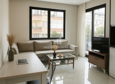 Меблированная трехкомнатная квартира, 75м², в комплексе премиум класса у пляжа Клеопатры в центре Алании ID-18532 фото-4