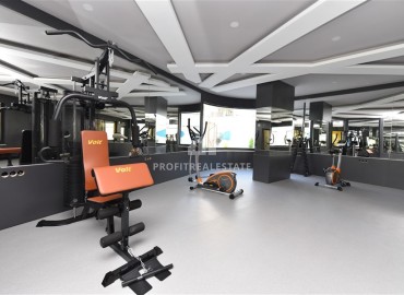 Меблированная трехкомнатная квартира, 75м², в комплексе премиум класса у пляжа Клеопатры в центре Алании ID-18532 фото-16