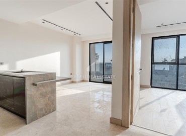 Элитная недвижимость: видовые апартаменты 1+1, 50м², в комплексе премиум-класса в 200м от моря в районе Алании Тосмур ID-18535 фото-4