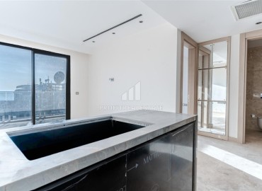 Элитная недвижимость: видовые апартаменты 1+1, 50м², в комплексе премиум-класса в 200м от моря в районе Алании Тосмур ID-18535 фото-12