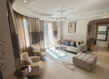 Элегантная квартира с двумя спальнями, 120м², в уютном комплексе в 400 метрах от моря в Махмутларе, Алания ID-18538 фото-5