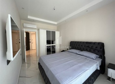 Элитная квартира с одной спальней, 60м², в фешенебельной резиденции с собственным пляжем в районе Каргыджак, Алания ID-18540 фото-5